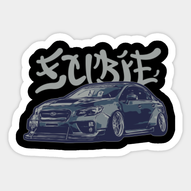 Subie Raptoreye JDM Sports Car Subaru Sti Sticker TeePublic